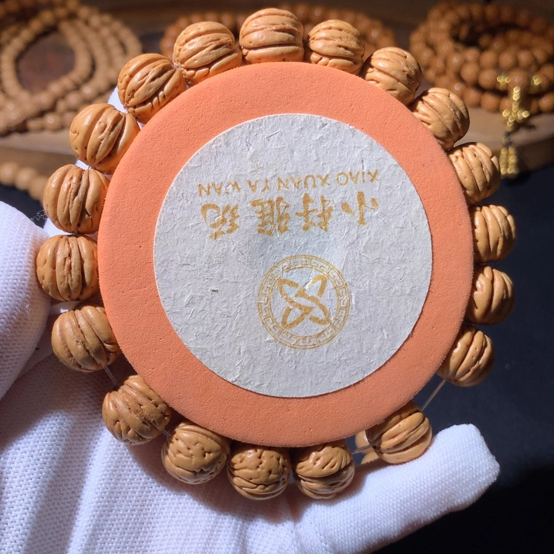 小****桃核手串盘锦肥齐方墩桃核