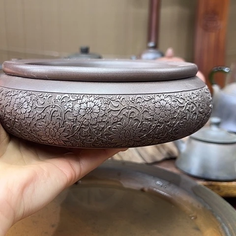 戬谷龙窑坭兴陶柴烧壶