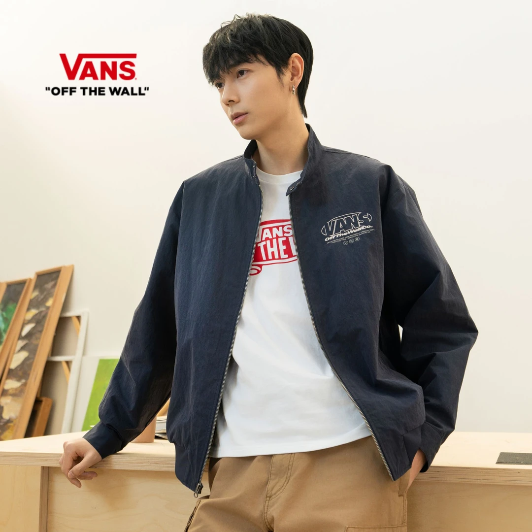 Vans范斯官方 男子夹克外套帅气立领拉链时尚NETZUJ