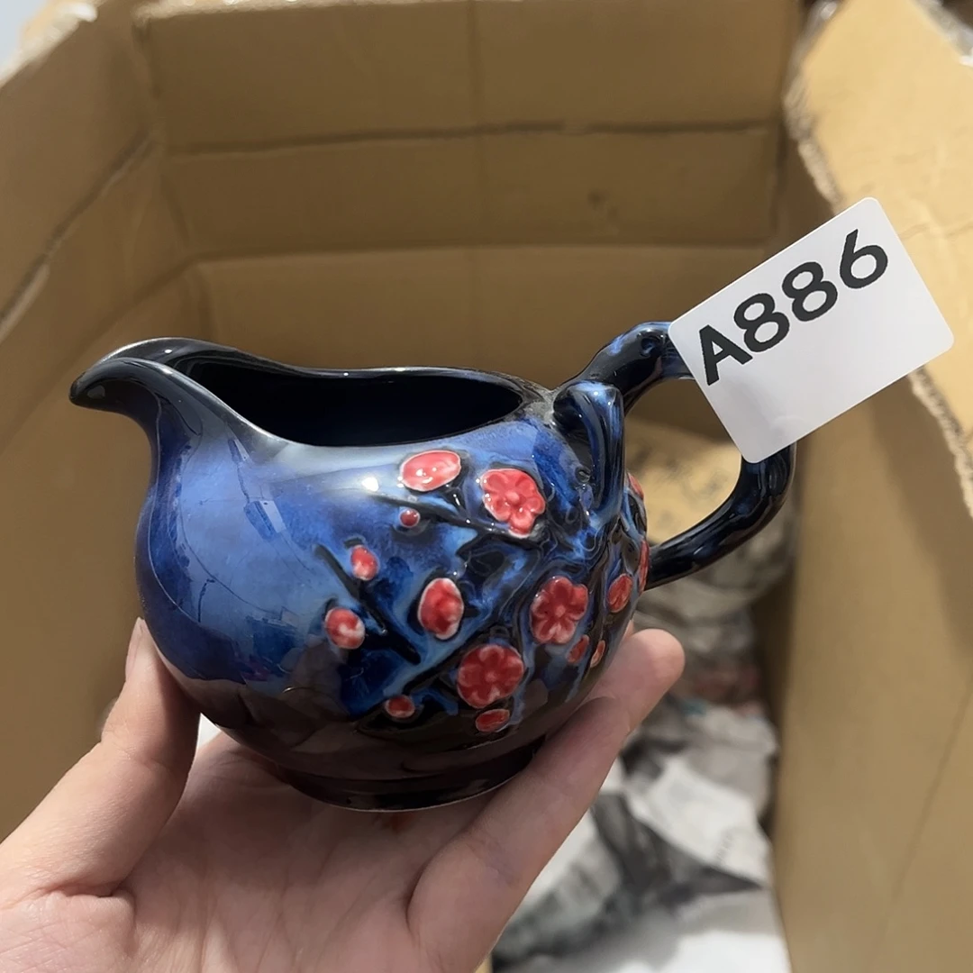 瓷片茶摆件工艺品摆件666