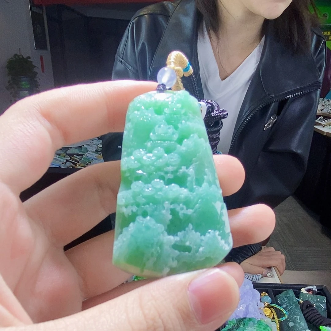 颈饰未镶嵌翡翠翡翠