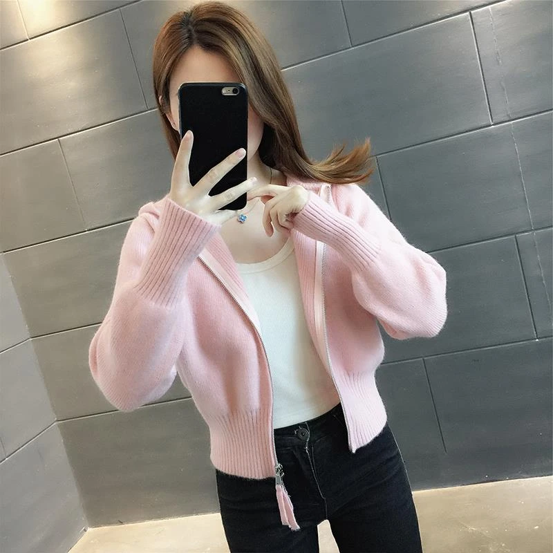 小香风洋气秋季休闲针织外套女2025年新款时尚毛衣小个子上衣短款