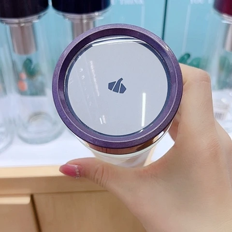 万象玻璃双层V148SL，紫色380毫升