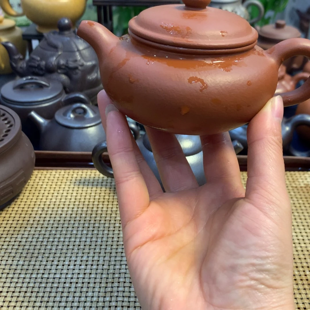 茶壶紫砂宜兴原矿朱泥200ccm