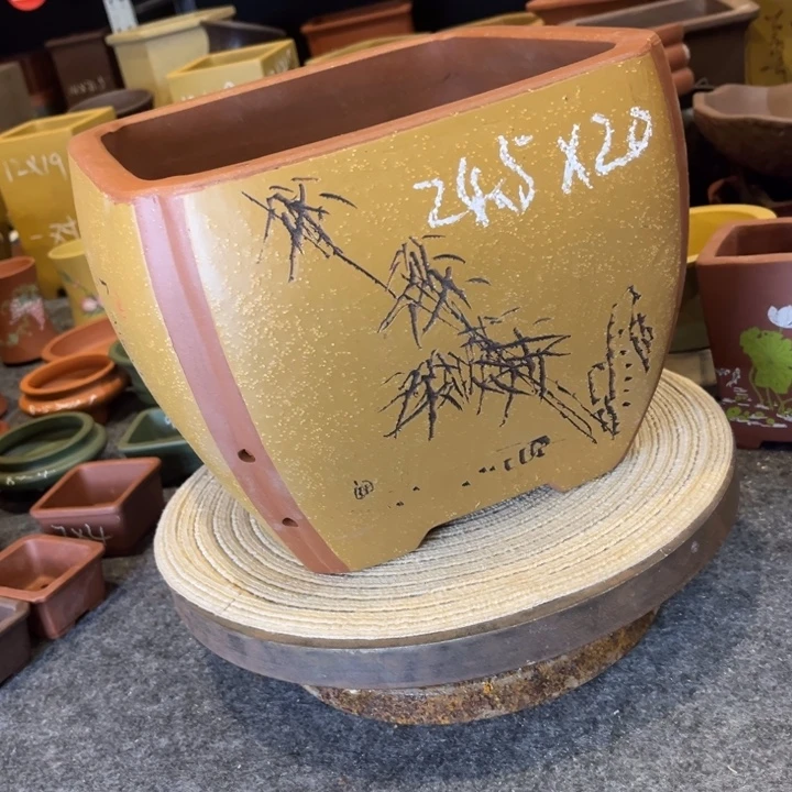 紫砂花盆紫砂花盆