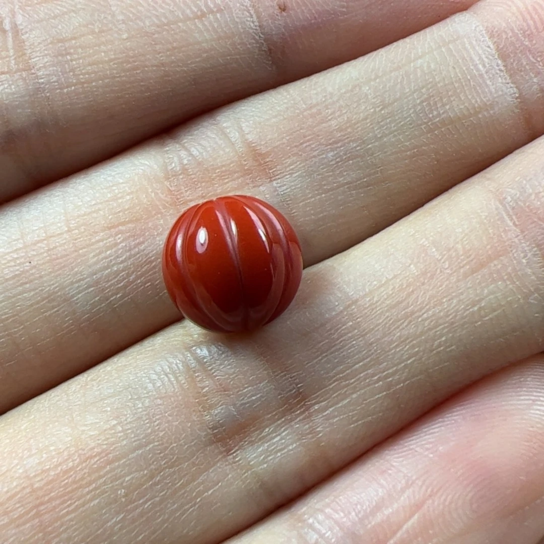 未镶嵌瓜珠南红玛瑙上**儿