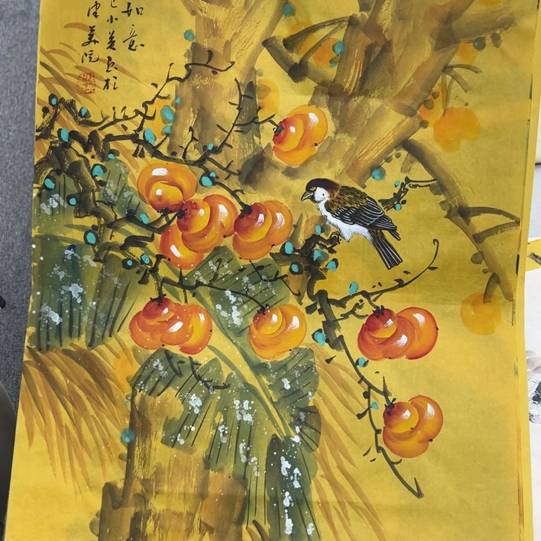 国画纯手绘字画宣纸