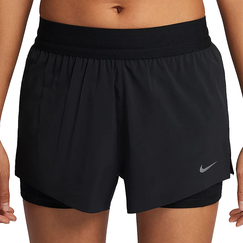 NIKE耐克女子AS W NK SWIFT DF MR 2N1 SHRT梭织短裤HJ5377-010