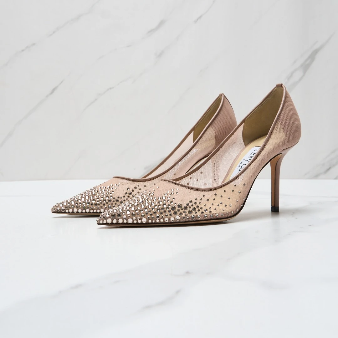 全新未使用/Jimmy Choo女士LOVE 85高跟鞋JCGS00359