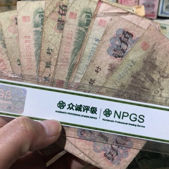 10张退市旧纸币一角二角各五张