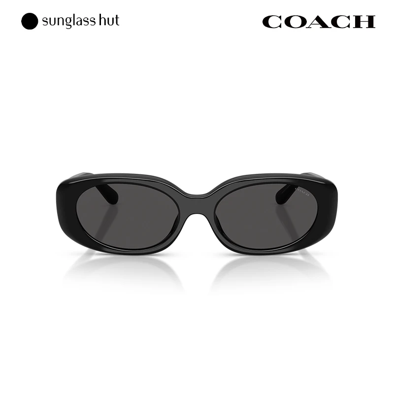 COACH太阳镜女款墨镜椭圆形眼镜0HC8443D