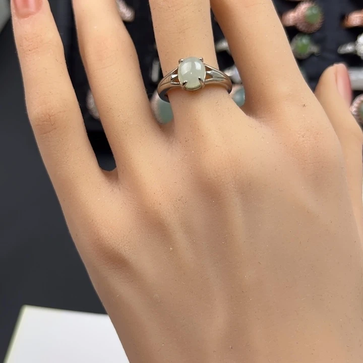 翡翠未镶嵌戒指翡翠戒面