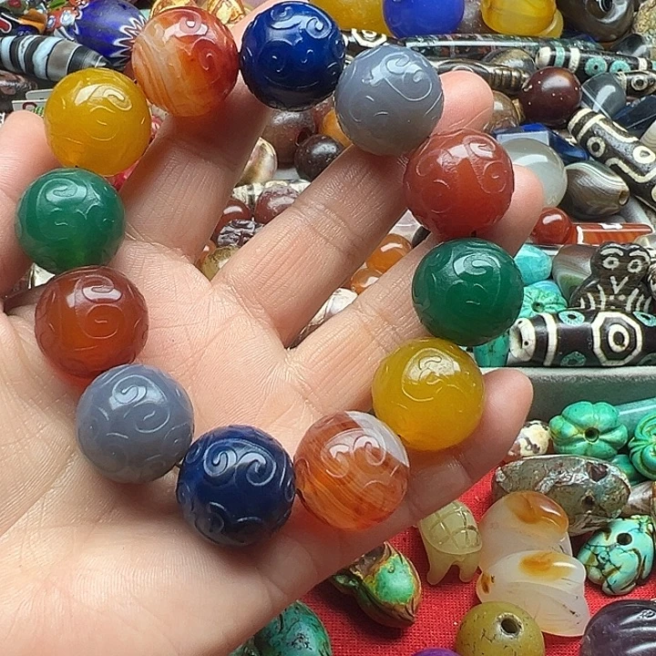 玛瑙/玉髓未镶嵌颈饰