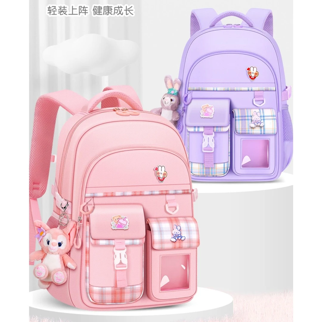 FAVMARTHA小学生儿童书包女孩一二三到六年级超轻轻便减负护脊大