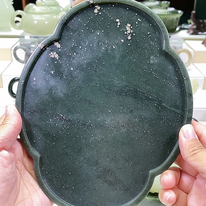未镶嵌和田玉挂件茶盘