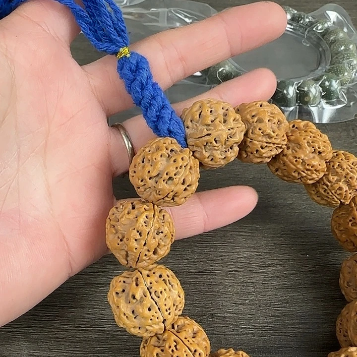 星月菩提手串卷王文玩闪拍--35