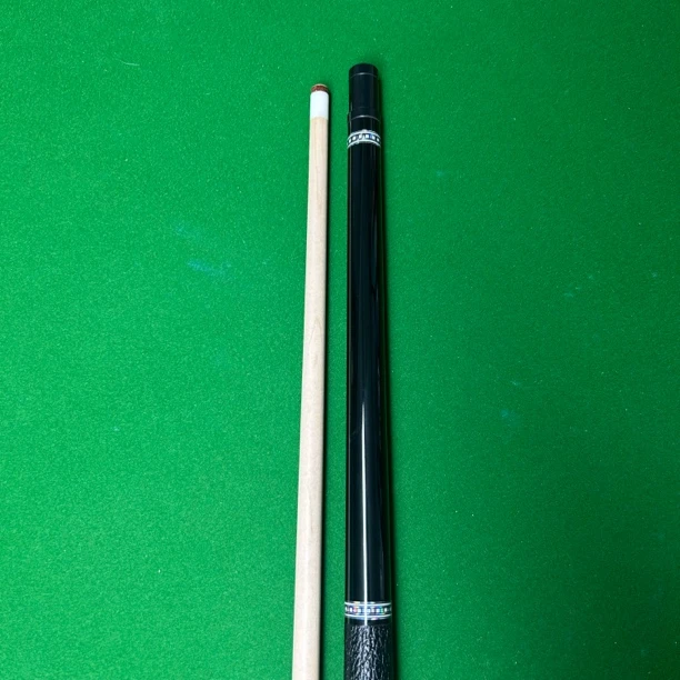 手工杆两段式皮把台球杆