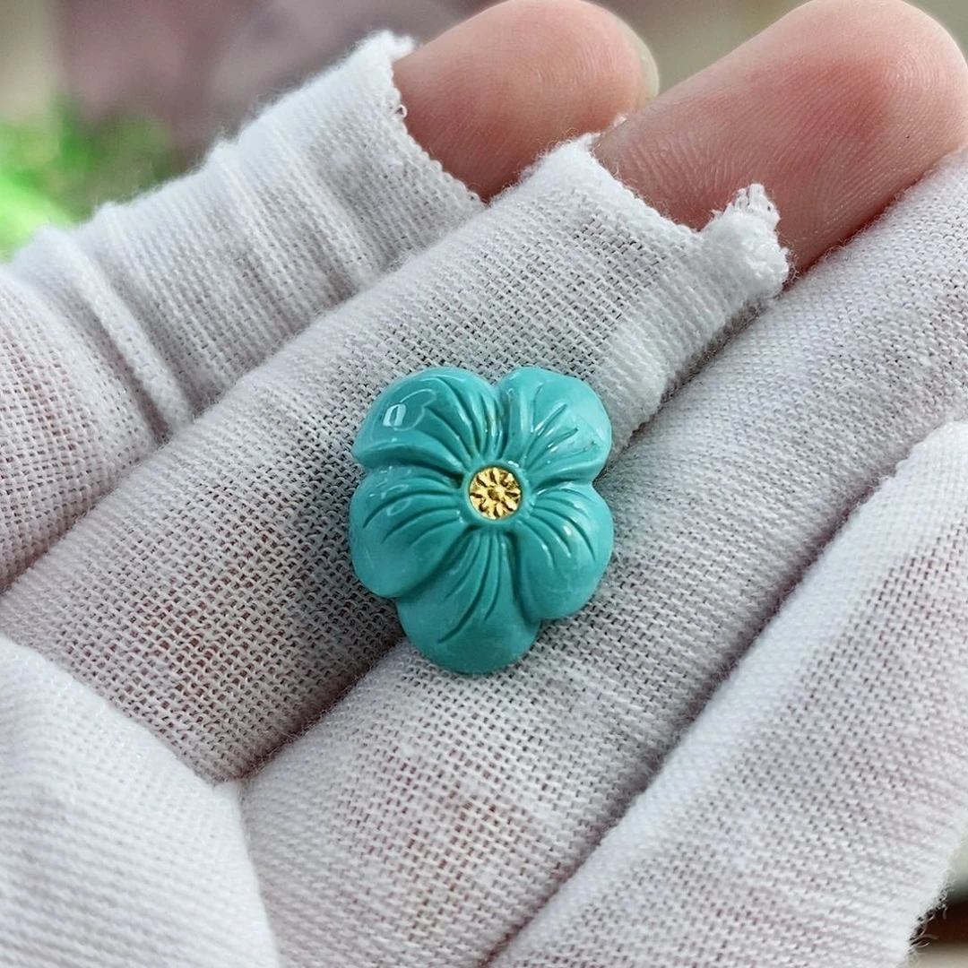 绿松石珠宝奇石未镶嵌