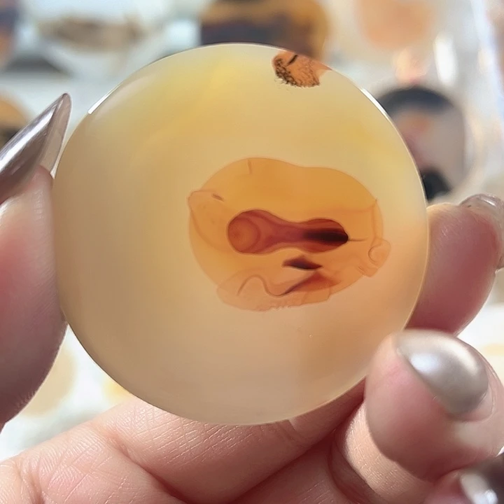 1***放玛瑙/玉髓合金颈饰