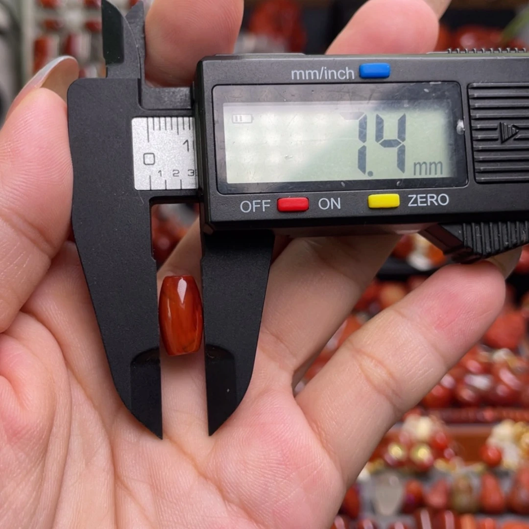 【闪购商品】未镶嵌桶珠7.4m南红玛瑙