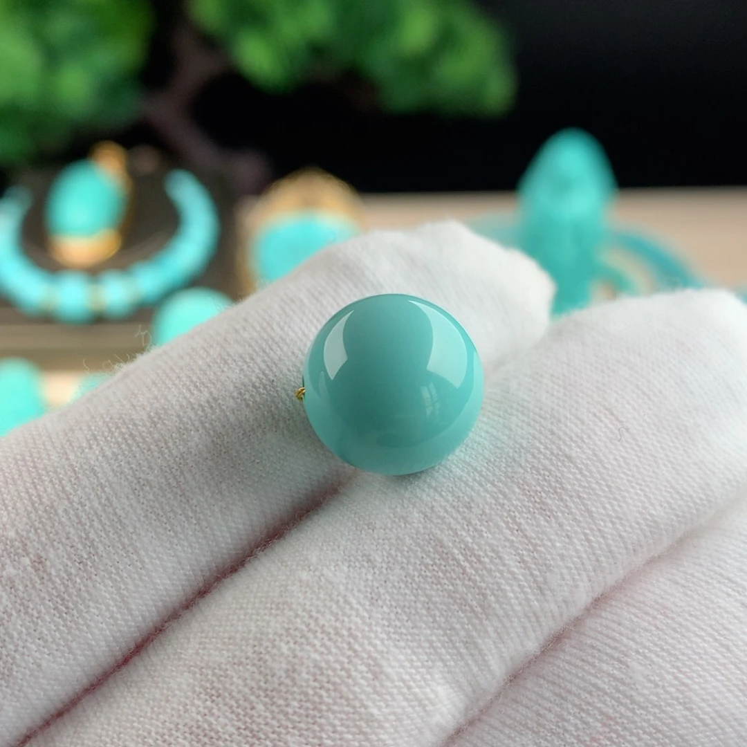 【闪购商品】绿松石配珠卡12.5未镶嵌