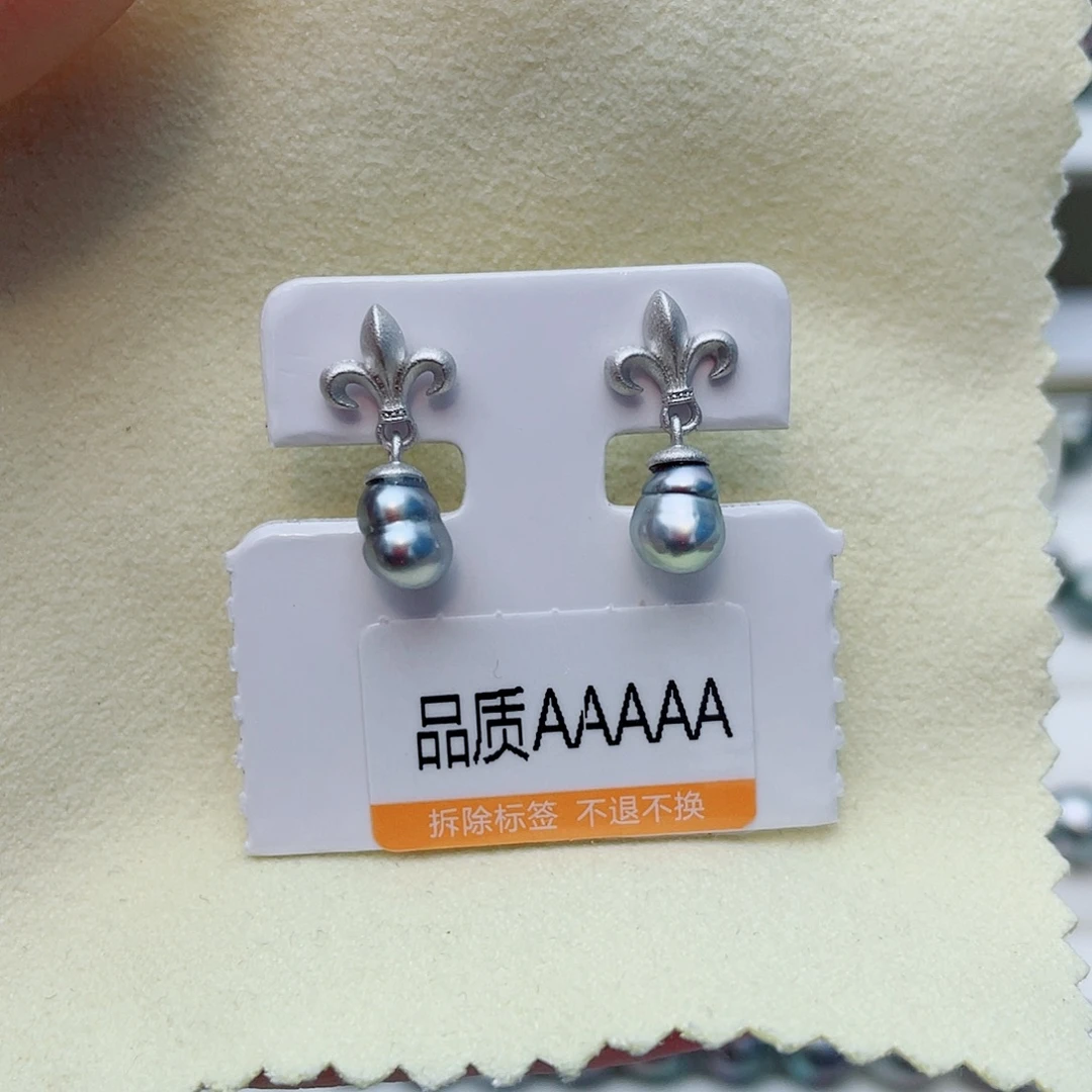 耳饰海水珍珠银S925镶嵌w51