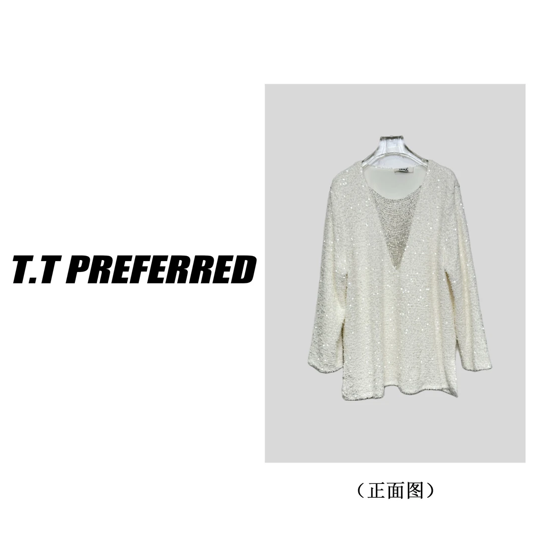 【T&T】2026秋冬新款时尚亮片针织衫Z-01