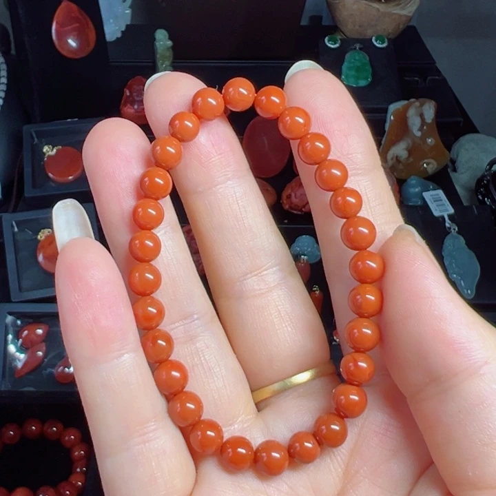 手串未镶嵌南红玛瑙