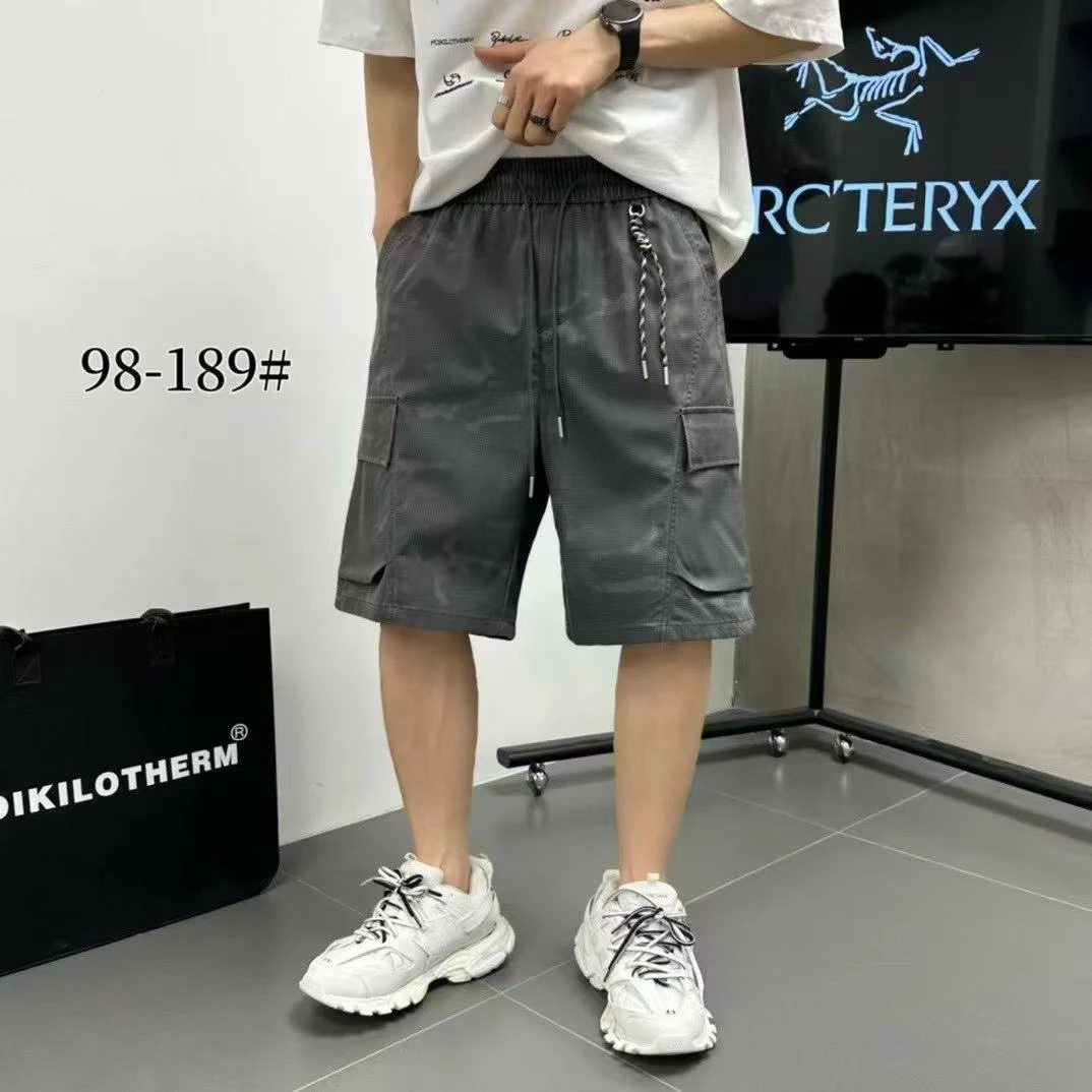 2025夏季薄款潮牌设计感工装短裤男士宽松休闲短裤青年五分裤189