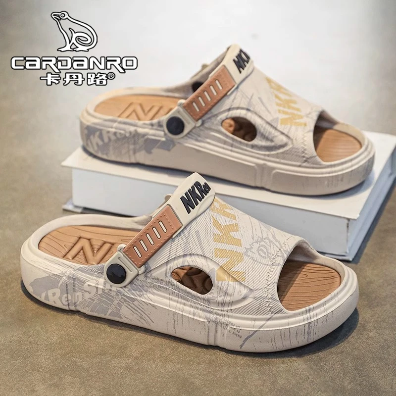 意大利卡丹路拖鞋男夏季外穿防滑运动开车两用男士踩屎感沙滩凉拖