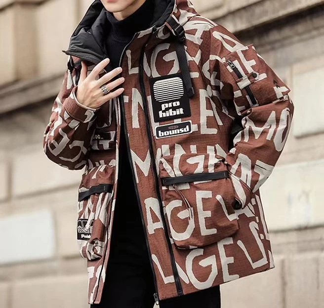 【杭州“随尚”原创设计】国标90工装冲锋衣保暖情侣外套Z-205