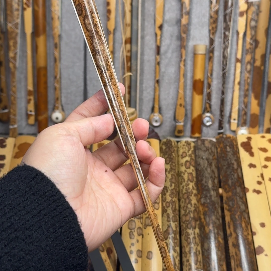 扇子精品梅鹿竹和尚头折扇