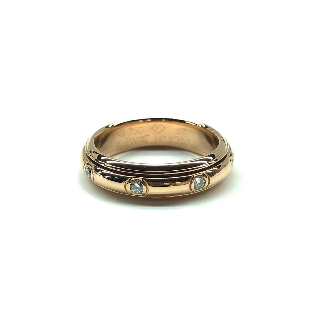 99新 Piaget/伯爵 57码 8钻伯爵/戒指/指环/2095