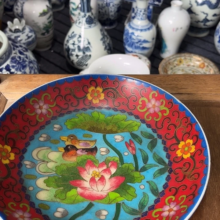 摆件掐丝珐琅瓷器精品陶瓷