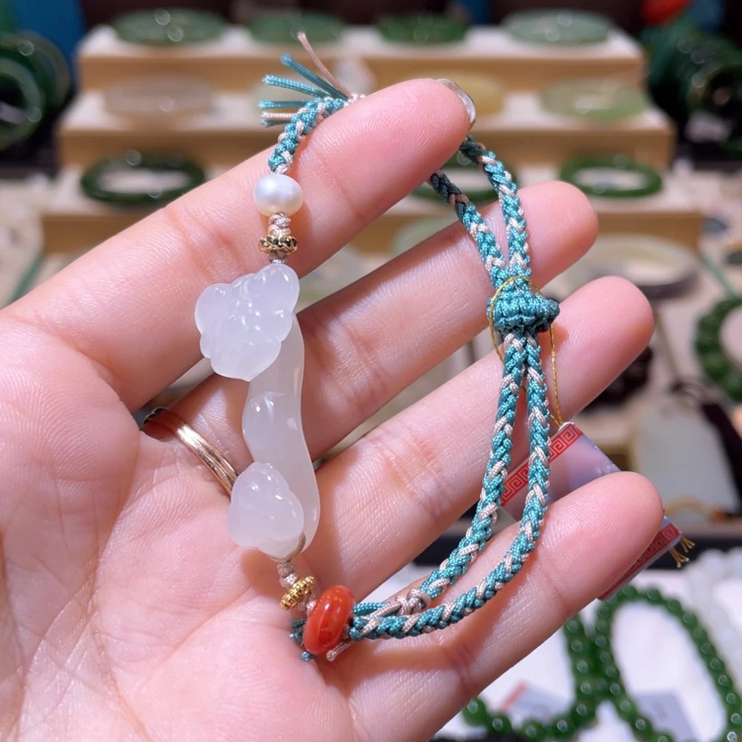 和田玉高品如意手牌未镶嵌*️***