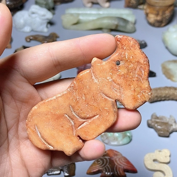 和田玉未镶嵌颈饰79