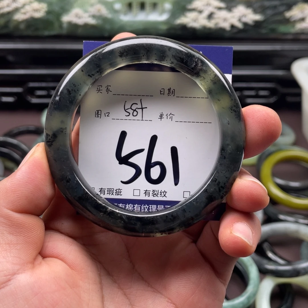 未镶嵌岫玉手镯手镯