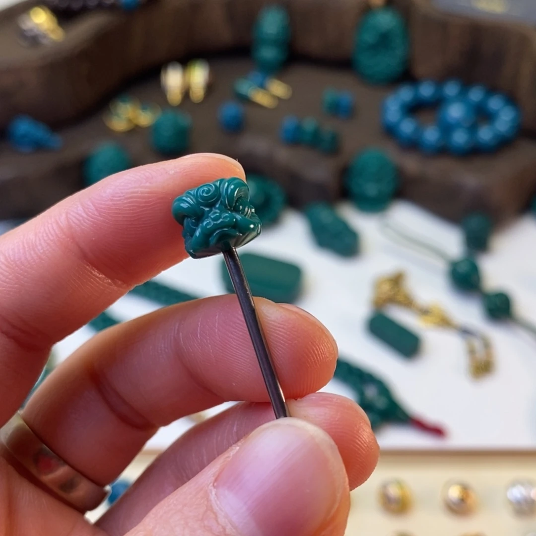 琉璃颈饰地狱色10mm醒师