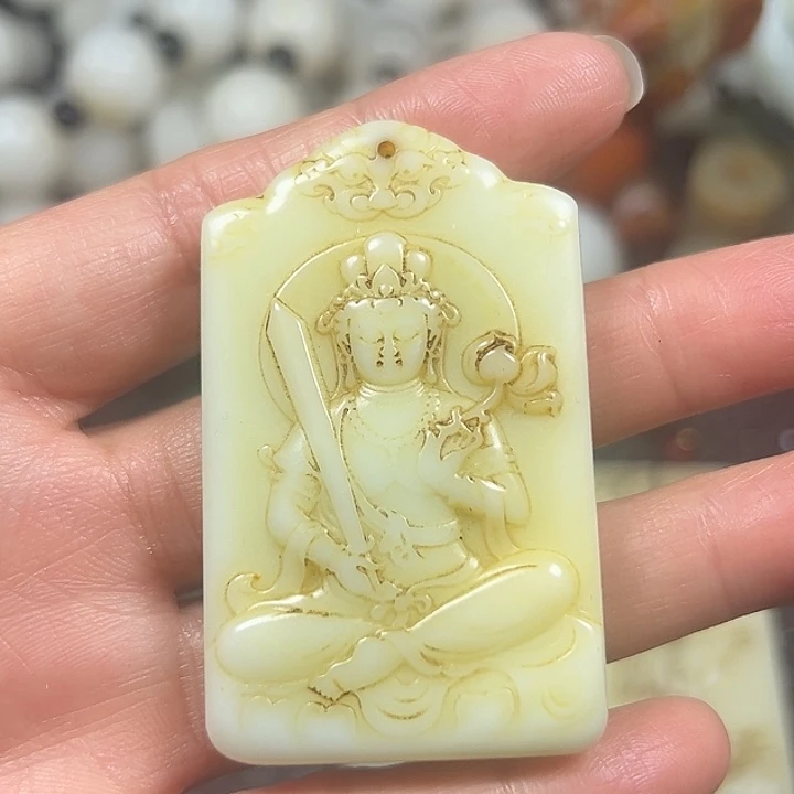 吊坠白玉菩提精选商品一物一图