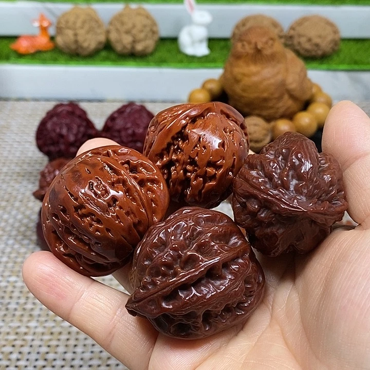文玩核桃把件南**枝光头强➕秋子