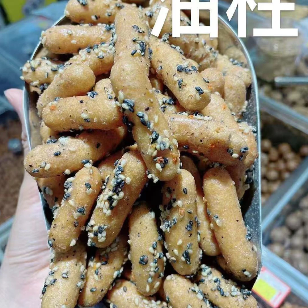 台州特色小吃桂花芝麻油柱老鼠尾巴