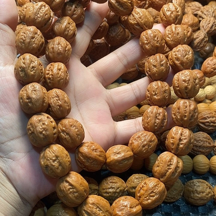 5***玩文玩核桃手串脖挂