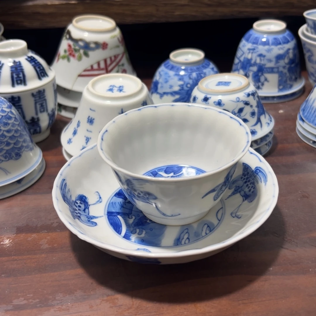 卖***的青花瓷器茶杯系列茶杯