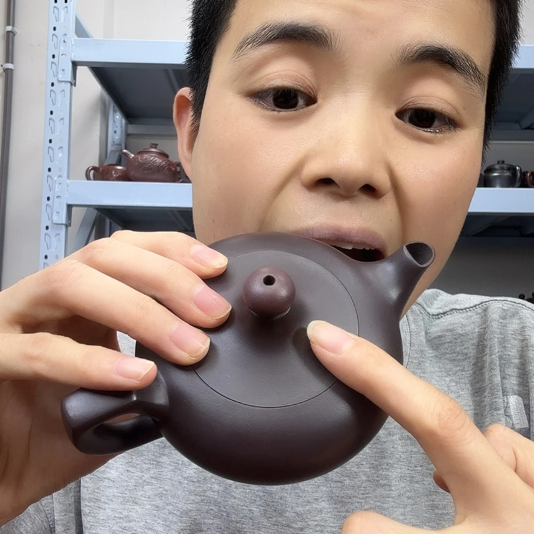 茶壶紫砂民间手艺人全手工制作