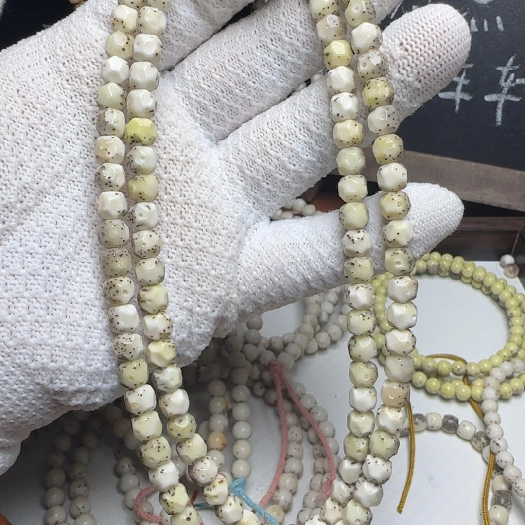 吊坠星月菩提手工无相长串