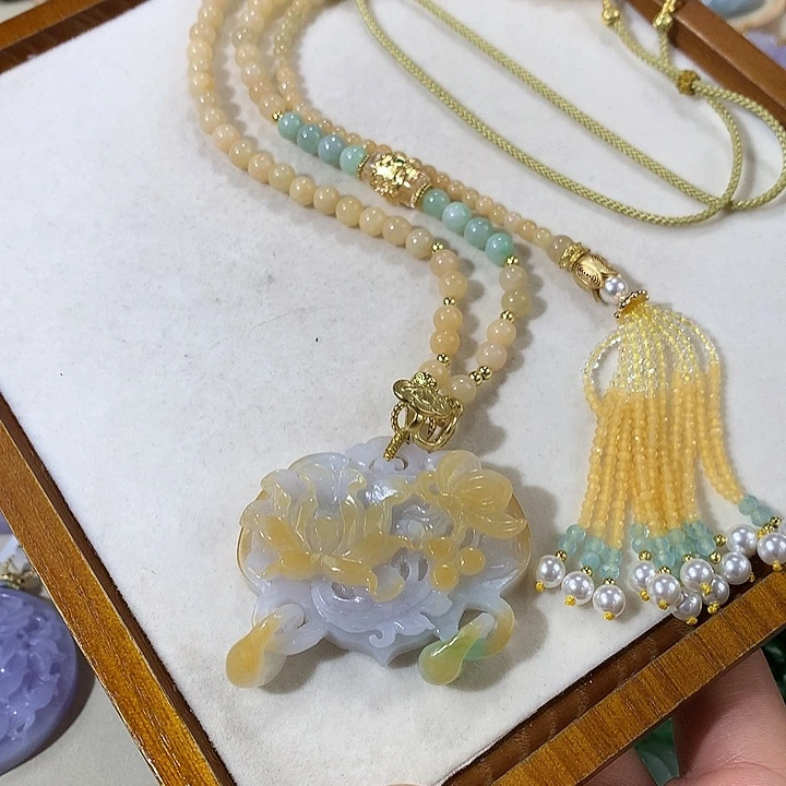 颈饰未镶嵌翡翠翡翠吊坠