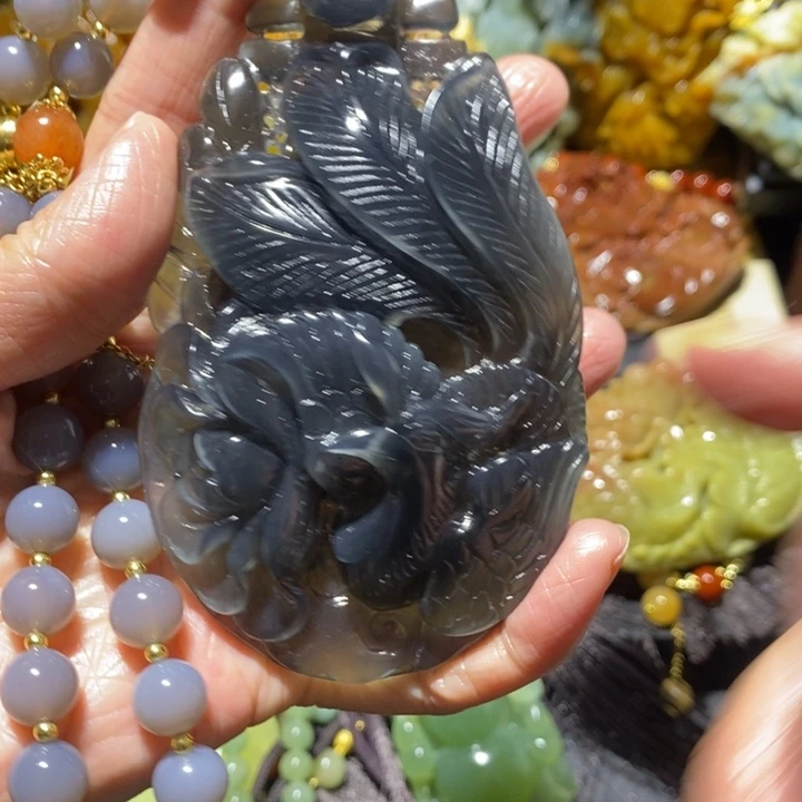 岫玉岫玉吊坠未镶嵌