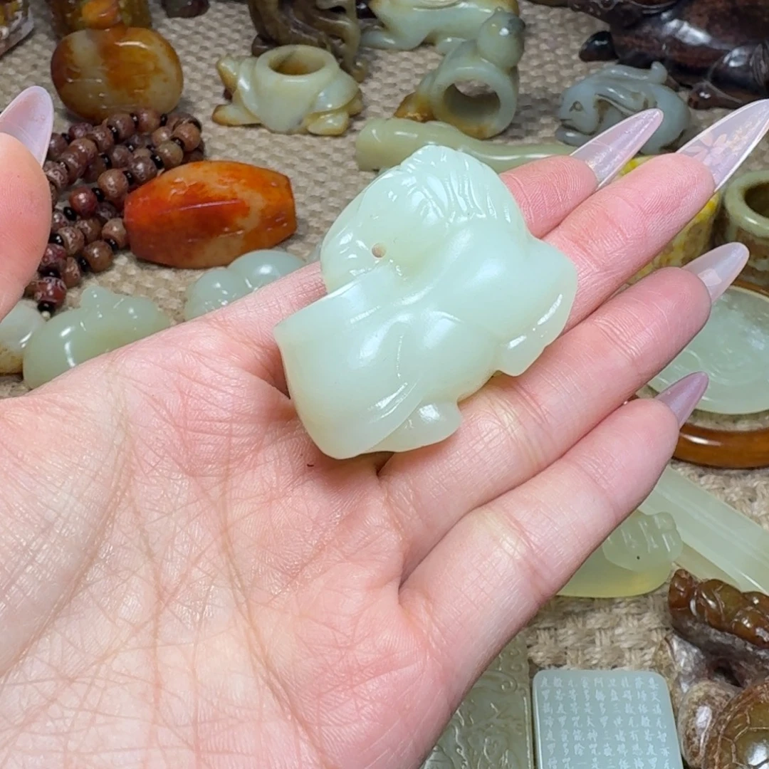 吊坠白玉菩提挂件