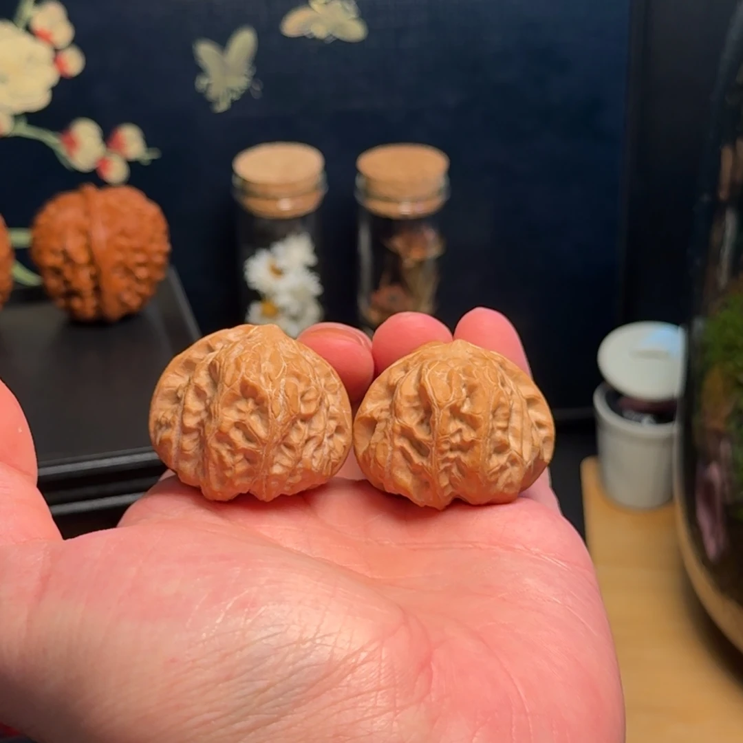 把件文玩核桃37mm全品门头沟元宝