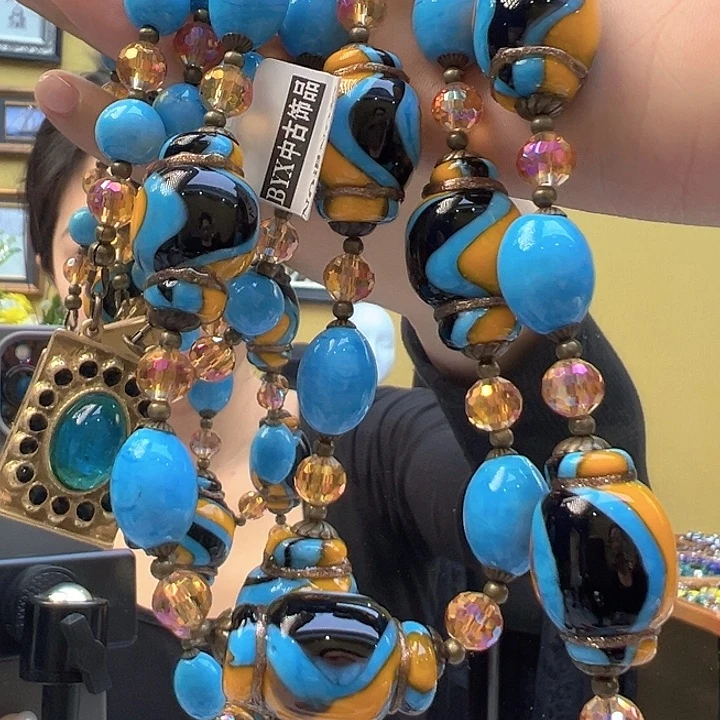 琉璃颈饰万*多编号10 耳夹差价